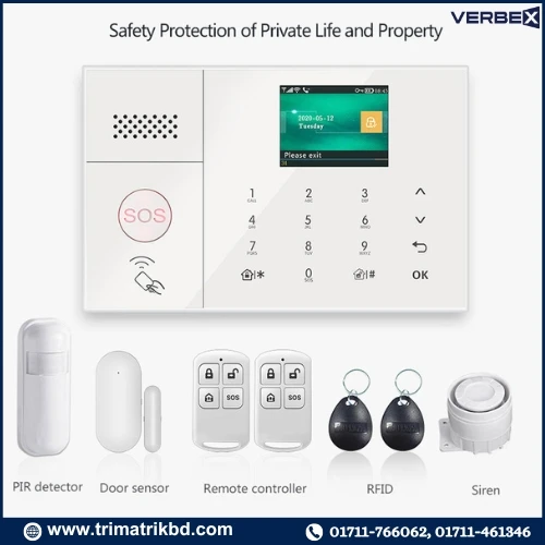 Verbex VT-PG108 Alarm System for Home Burglar Security Price in Bangladesh