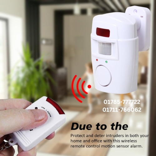 Wireless Motion Sensor Alarm Security Detector Indoor Outdoor Alert System price in Bangladesh